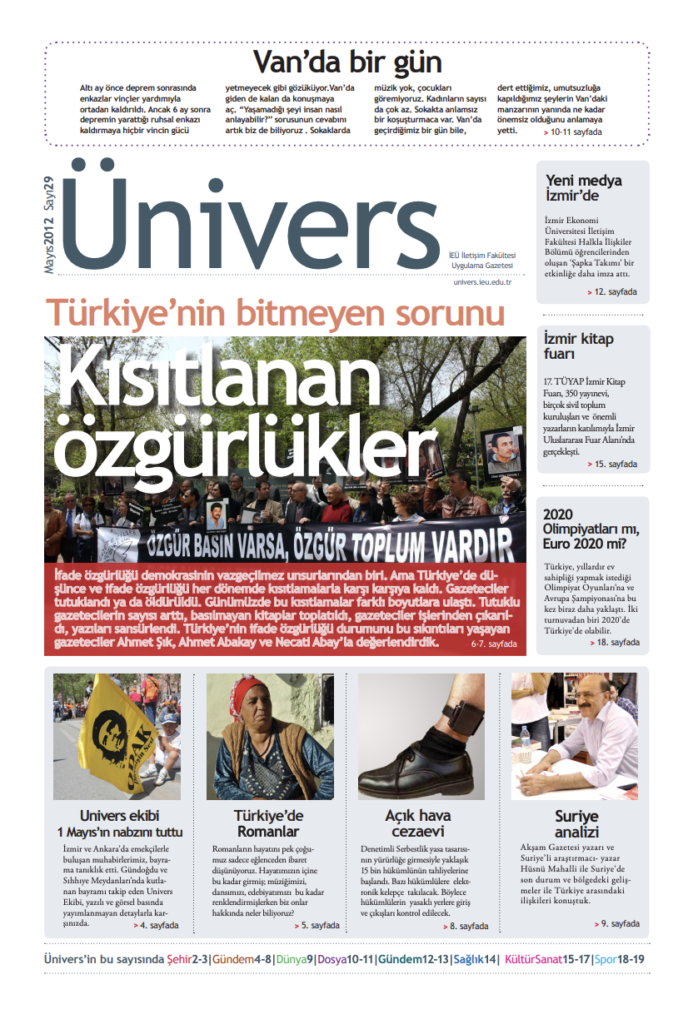 Ünivers Mayıs 2012