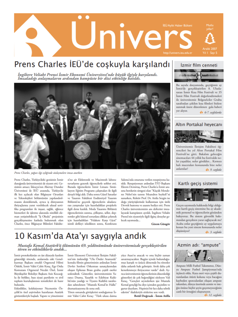Ünivers Aralık 2007