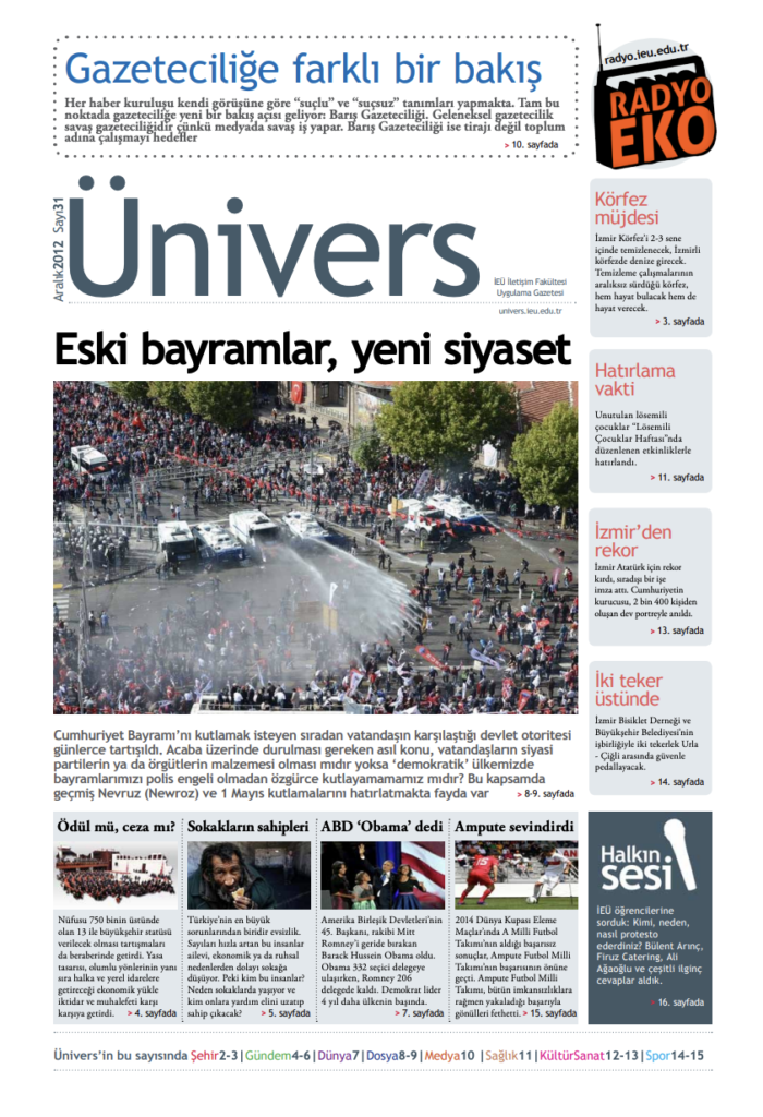 Ünivers Aralık 2012