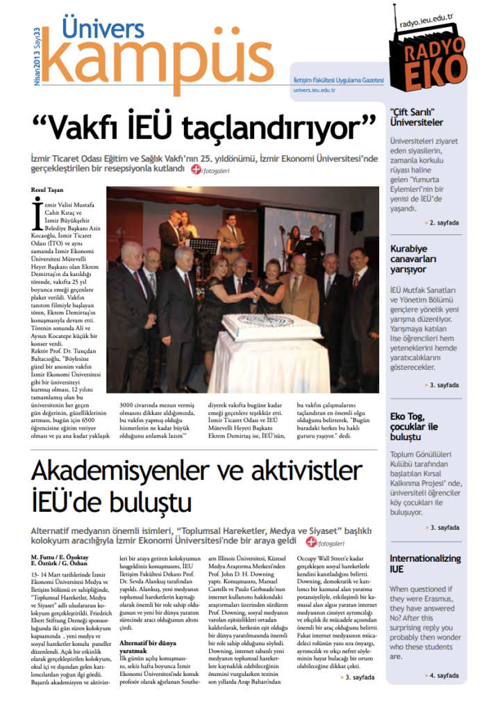 Ünivers Kampüs Nisan 2013