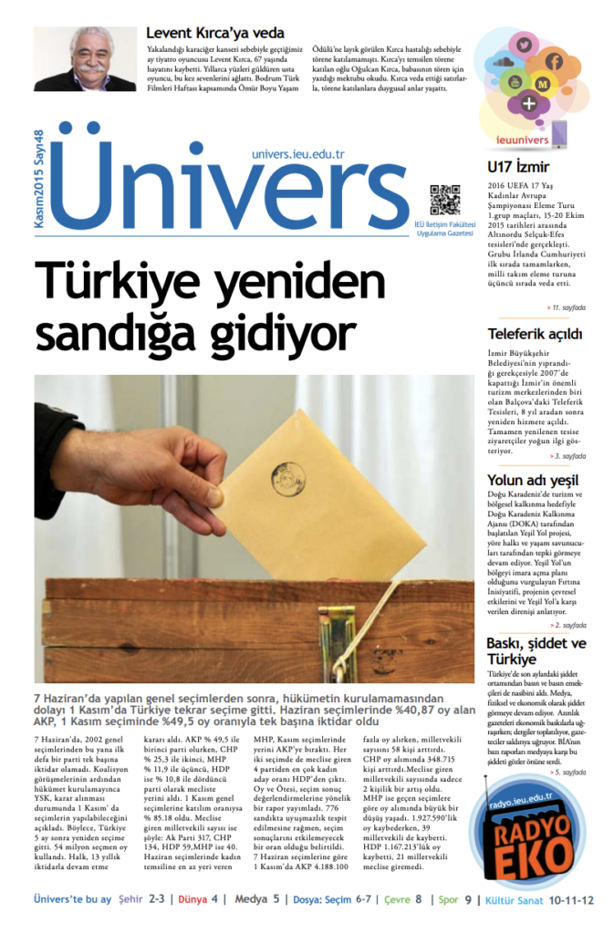 Ünivers Kasım 2015