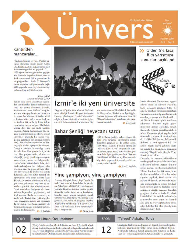 Ünivers Haziran 2007