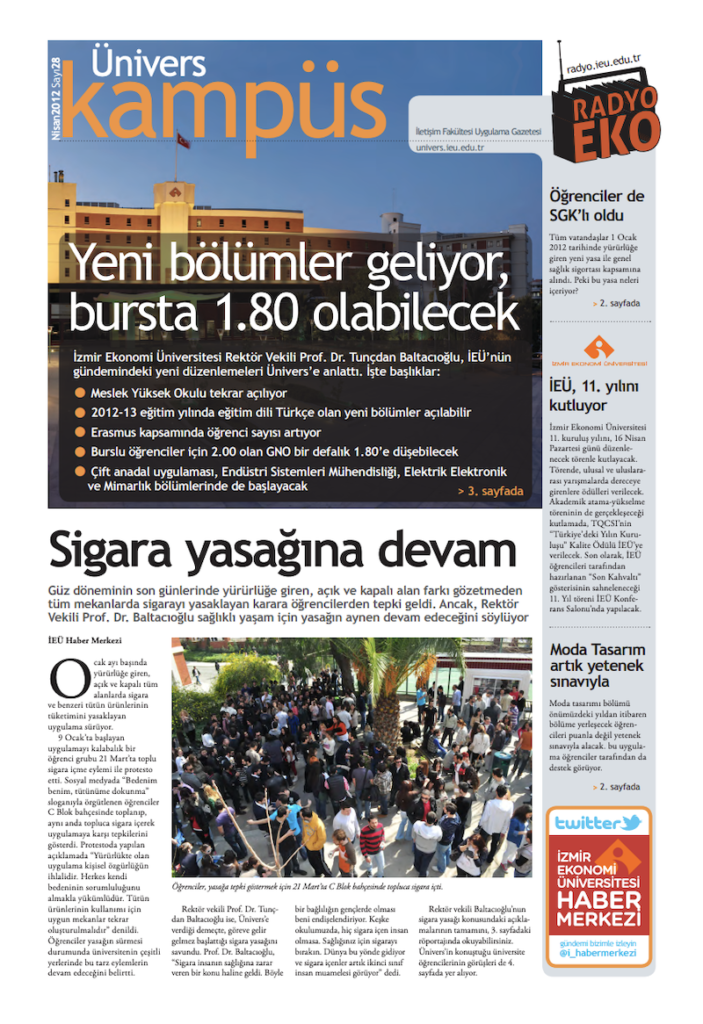 Ünivers Nisan 2012